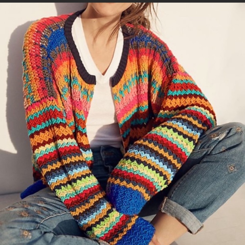 NWT beautiful and colorful Anthropology sweater.